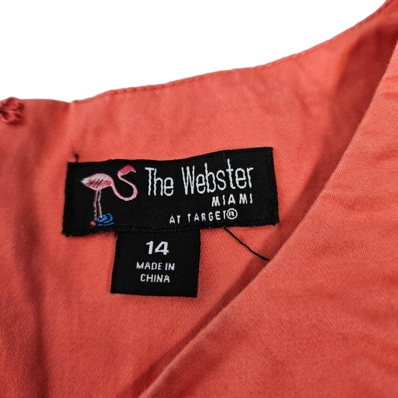 The Webster Miami at Target Navy‎ & Coral Sheath Dress Size 14 Women's - Picture 8 of 9